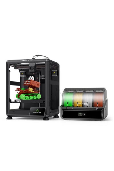 Creality K2 SE Combo 3D yazıcı, CFS ile çok renkli 3D baskı, 500 mm/s yüksek ...
