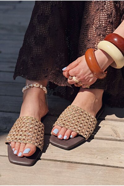 I Love Shoes Lioner Bitter Brown Stone Women's Slippers