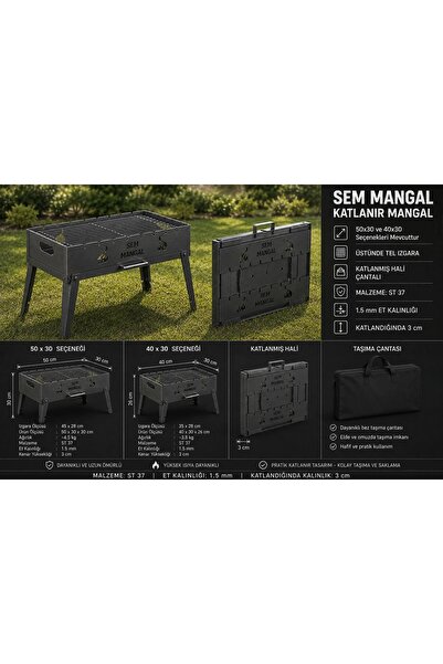 SEM Portatif mangal