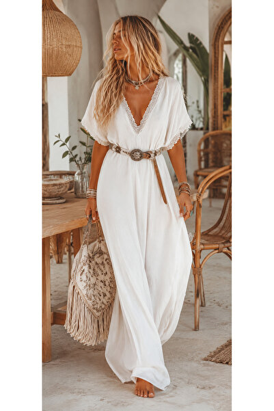 NA ADDESIGN Bohemian Aura Maxi Dress Black White and Beige Color Options