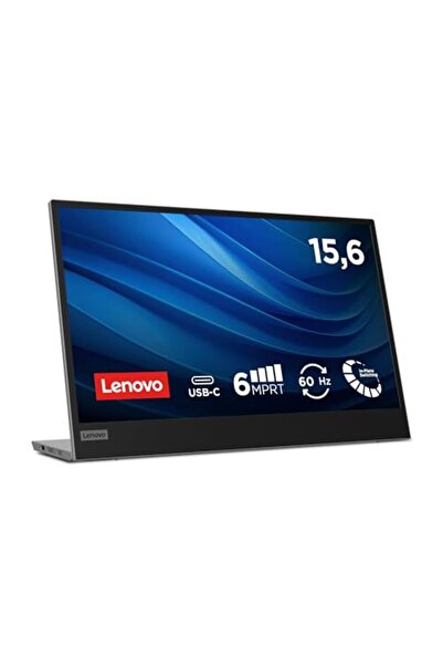 LENOVO L15 Taşınabilir Monitör, 15,6 İnç FullHD IPS Ekran, 1920x1080, 60Hz, 6...