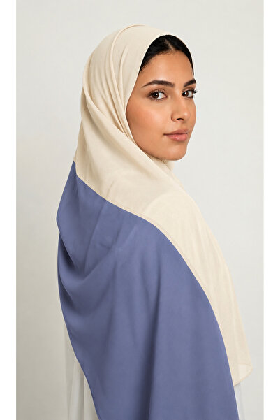 Veil Designer Two Layer Bawal Hijab Luanin Japanese Bawal Fabric 190*60