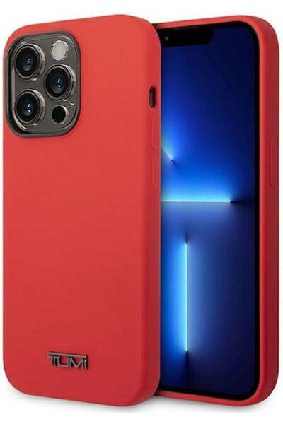 TUMI Husă spate silicon roșu (iPhone 14 Pro Max) Cod: TUHCP14XSR