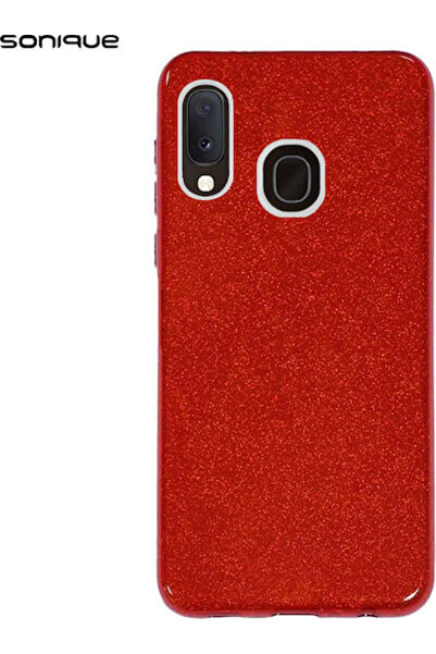 Other Σονίκ Λαμπερή Πίσω Θήκη Σιλικόνης Κόκκινη (Galaxy A20e)
