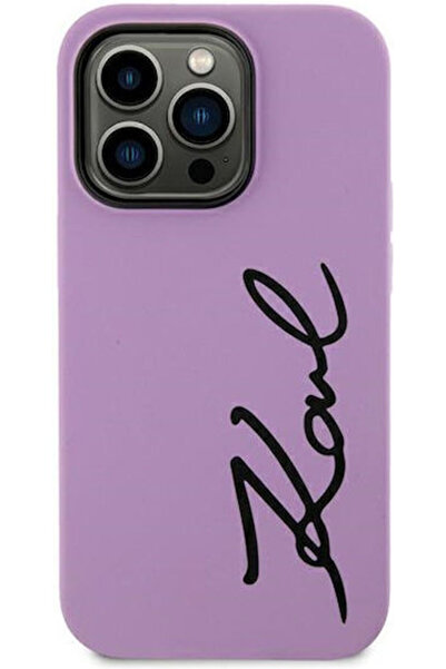 Karl Lagerfeld Signature Πίσω Κάλυμμα Πλαστικό / Σιλικόνης Μωβ (iPhone 11) Κω...