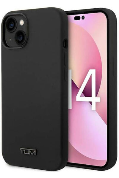 TUMI Husă spate silicon neagră (iPhone 14) Cod: TUHCP14SSK