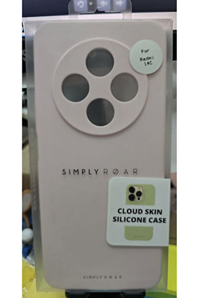 roar Κάλυμμα Πλάτης Σιλικόνης Cloud Skin Ροζ (Redmi 14C / Poco C75)