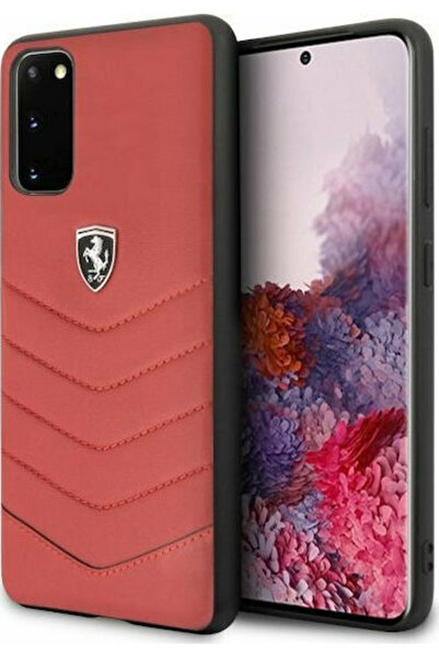Ferrari Heritage Δερμάτινη Κόκκινη Θήκη Πλάτης (Galaxy S20) Κωδικός: FEHQUHCS...