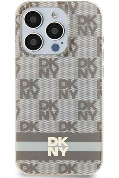 Dkny Πλαστικό Μπεζ Πίσω Κάλυμμα με Σχέδιο (iPhone 14) Κωδικός: DKHMP14SHCPTSE
