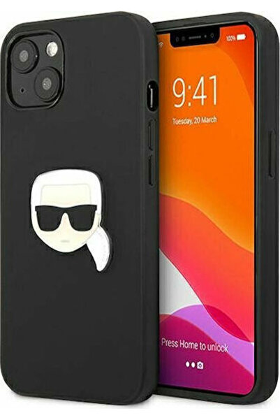 Karl Lagerfeld Εμβληματικό Κάλυμμα Πλάτης Karl's Metal Head από Συνθετικό Δέρ...