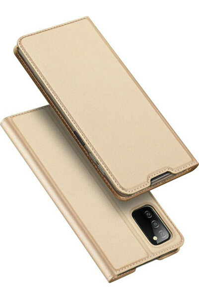 Dux Ducis Skin Pro Book Συνθετικό Δέρμα Χρυσό (Galaxy A03s)