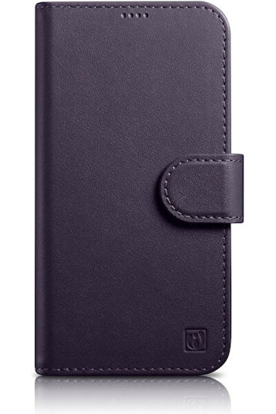 ICARER Anti-RFID Wallet Leather Dark Purple (iPhone 14) Code: WMI14220725-DP