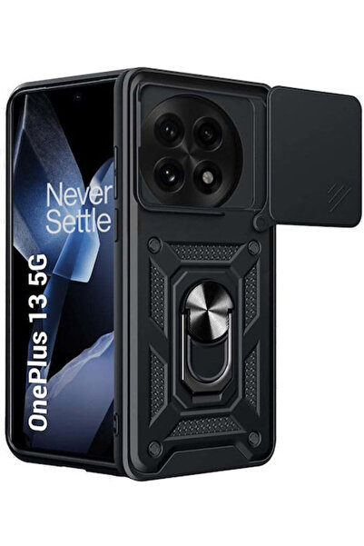 Techsuit Camshield Πίσω Κάλυμμα Σιλικόνης / Πλαστικό Μαύρο (OnePlus 13)