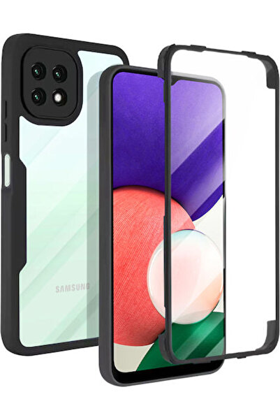 Techsuit ColorVerse 360 Πλήρους Κάλυψης Σετ Σιλικόνης με Σκληρυμένο Γυαλί Μαύ...