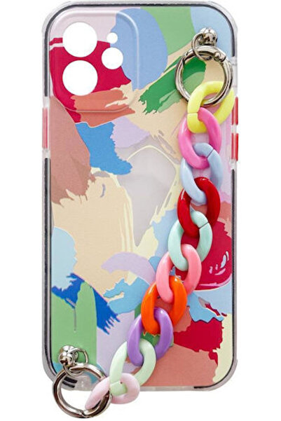 OEM Color Chain Back Cover Plastic with Strap Multicolour (Redmi Note 10 Pro)