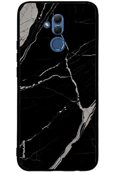 Other Θήκη Sonique Σειράς Marble για Huawei Mate 20 Lite Μαύρη