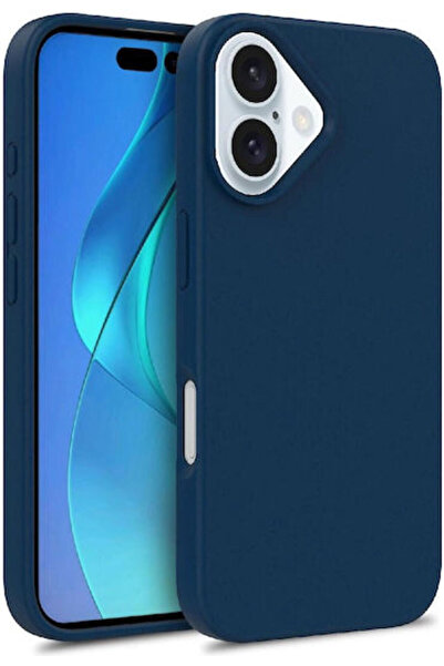 OEM Wheat Case Compatible Iphone 16 Navy Blue