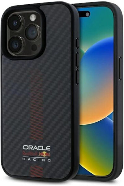 Red Bull Πλαστικό Μαύρο Πίσω Κάλυμμα (iPhone 15 Pro Max)