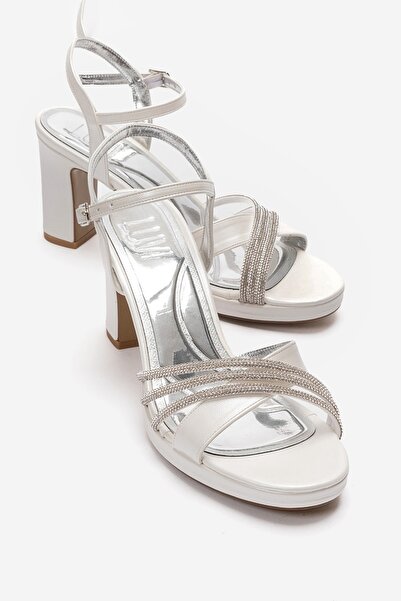 LuviShoes حذاء JARENA ذو الكعب العالي للنساء من سكينت ستون