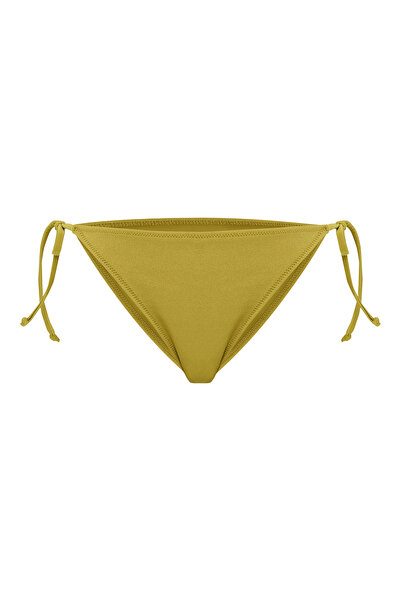Mudo Kadın Yeşil Bağlamalı Normal Bel Bikini Altı
