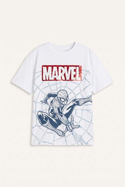 DeFacto Marvel nova majica sa običnim krojem, kratkim rukavima i okruglim izr...