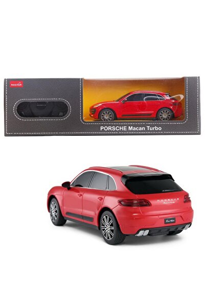 Rastar Remote Control Car, Rastar, Porsche Macan Turbo, Red, 1:24, 19.5x9.2x6...