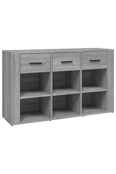 vidaxl Servantă, gri sonoma, 100x30x59,5 cm, lemn compozit
