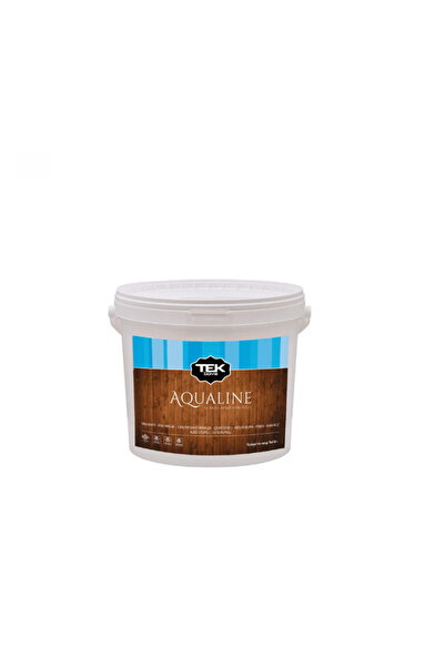 TEK BOYA Aqualine Su Bazlı Ahşap Koruyucu 2,5 Lt. Koyu Meşe