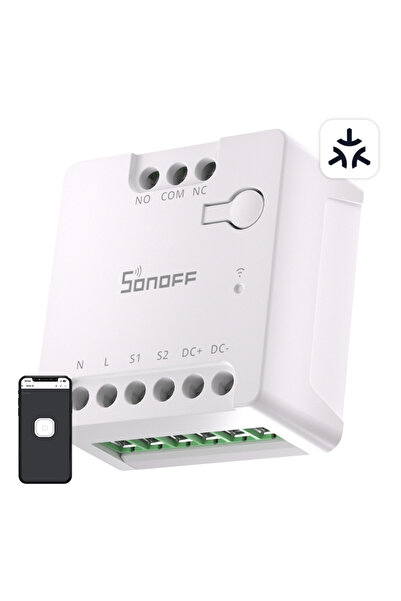 Sonoff Comutator Wifi Mini-D pentru Casă Inteligentă AC/DC 12-48V Contact