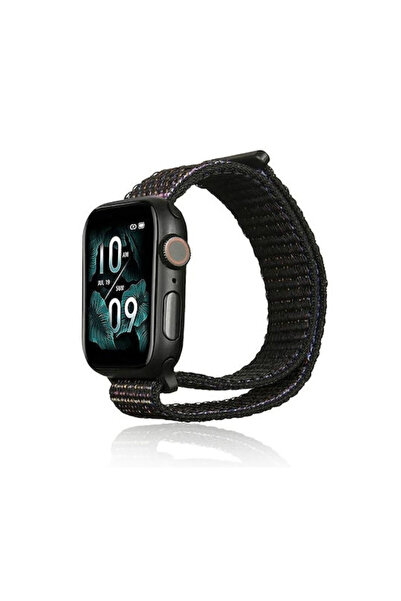 Beline Υφασμάτινο λουράκι μαύρο (Apple Watch 44/45/46mm/Ultra 49mm)