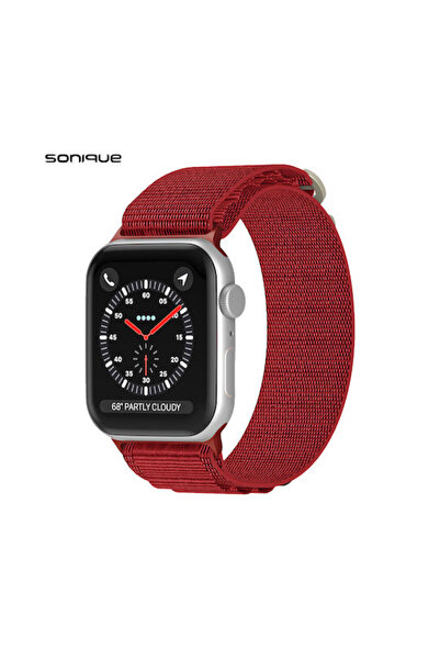 Other Λουράκι Sonique Υφασμάτινο Κόκκινο (Apple Watch (42/44/45/49MM) - Apple)
