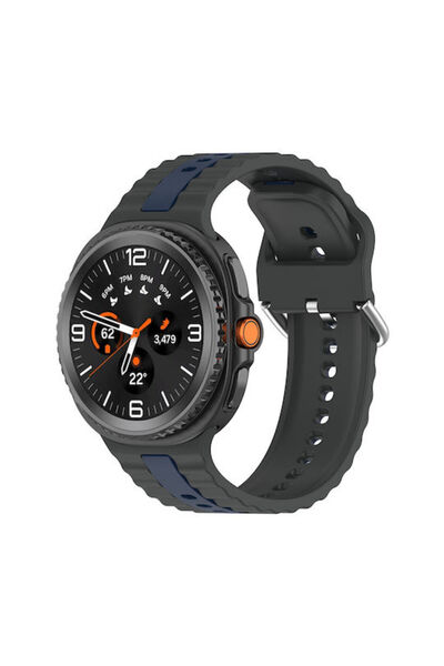 Techsuit Λουράκι Σιλικόνης Γκρι (Samsung Galaxy Watch8, Watch8 Classic)