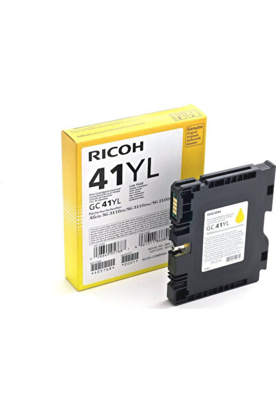 Ricoh GC41CL Γνήσιο Μελάνι Εκτυπωτή InkJet Κίτρινο (405768)