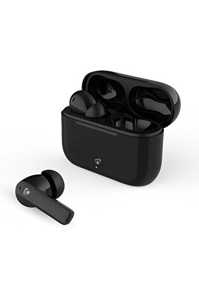 Nedis HPBT2425BK Ενδοωτικά ακουστικά Bluetooth handsfree με θήκη φόρτισης, Μαύρο