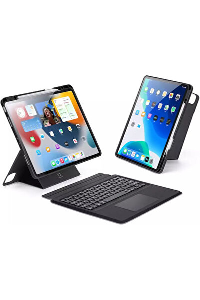 Dux Ducis Θήκη Flip Cover με πληκτρολόγιο σε διάταξη US, μαύρη (Apple iPad Pr...