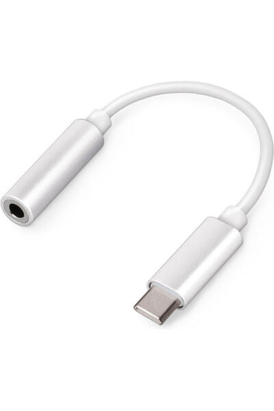 Setty Μετατροπέας USB-C αρσενικό σε 3.5mm θηλυκό Λευκό 1 τεμάχιο