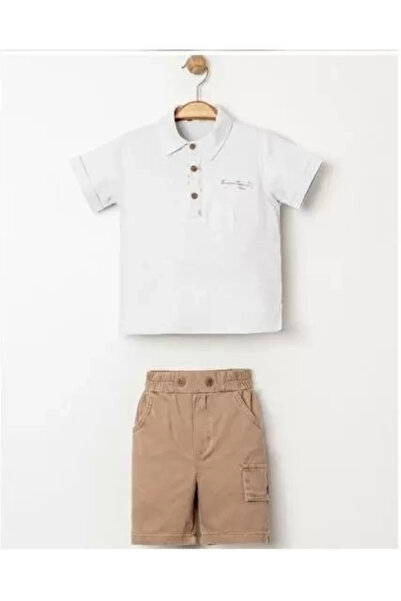 Veraura Lifestyle 2/6 Years Old Button Detail Muslin T-Shirt Baby Set