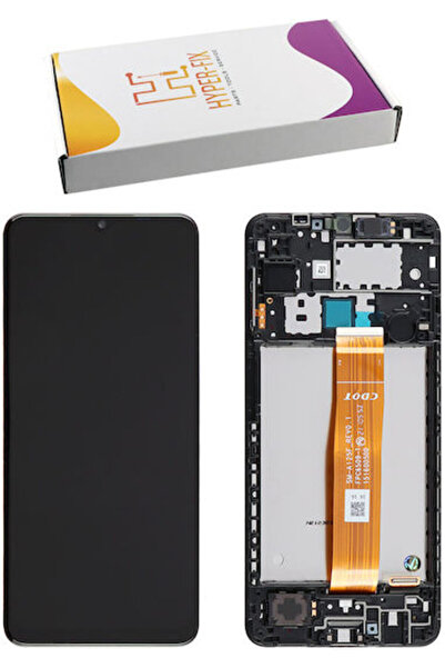 Hyper Οθόνη με μηχανισμό αφής και πλαίσιο για SAMSUNG A125 A12 (Μαύρο) Κωδικό...