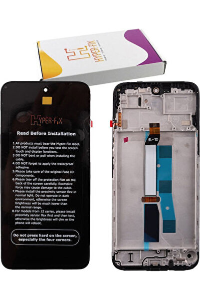 Hyper Οθόνη με μηχανισμό αφής και πλαίσιο για Xiaomi Redmi 15, Poco M7 (Μαύρο...
