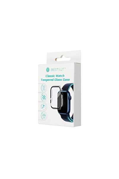 OEM Πλαστική θήκη με γυαλί σε μαύρο χρώμα για Apple Watch 10 46mm