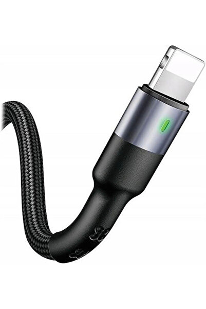 Usams US-SJ311 Πλεγμένο Καλώδιο USB-A σε Lightning Μαύρο 1μ