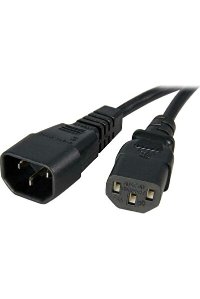 POWERTECH Καλώδιο IEC C13 - IEC C14 3μ Μαύρο (CAB-P025)