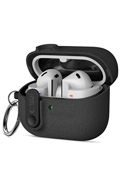 Tech-Protect Slim Hook Cover For Samsung Galaxy Buds 3 3 Fe 3 Pro Black
