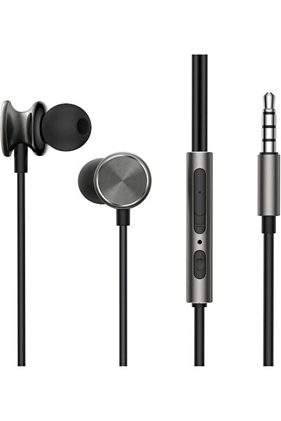Joyroom JR-EW03 Ενδοωτικά ακουστικά handsfree με βύσμα 3.5mm Γκρι