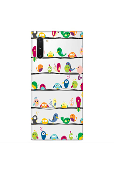Other Samsung Note 10 Plus birds Transparent Silicone TPU Θήκη