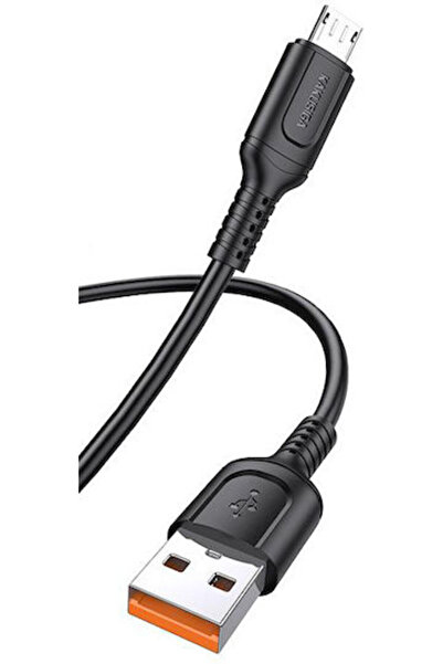 KAKUSİGA Καλώδιο USB 2.0 σε micro USB, κανονικό, 1μ (KSC-805-M-BK)