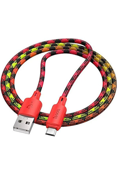 hoco. Hoco 1μ Κανονικό Καλώδιο USB 2.0 σε micro USB Κόκκινο