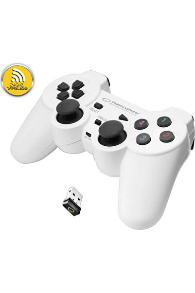 ESPERANZA Gladiator Ασύρματο Χειριστήριο για PC / PS3 Λευκό