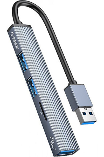 Orico AH-A12F Διανομέας USB 3.0 3 θυρών με σύνδεση USB-A Γκρι Κωδικός: AH-A12...