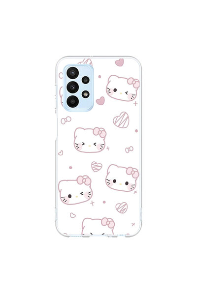PPKin Samsung Galaxy A23 Compatible Hello Kitty Design Transparent Case